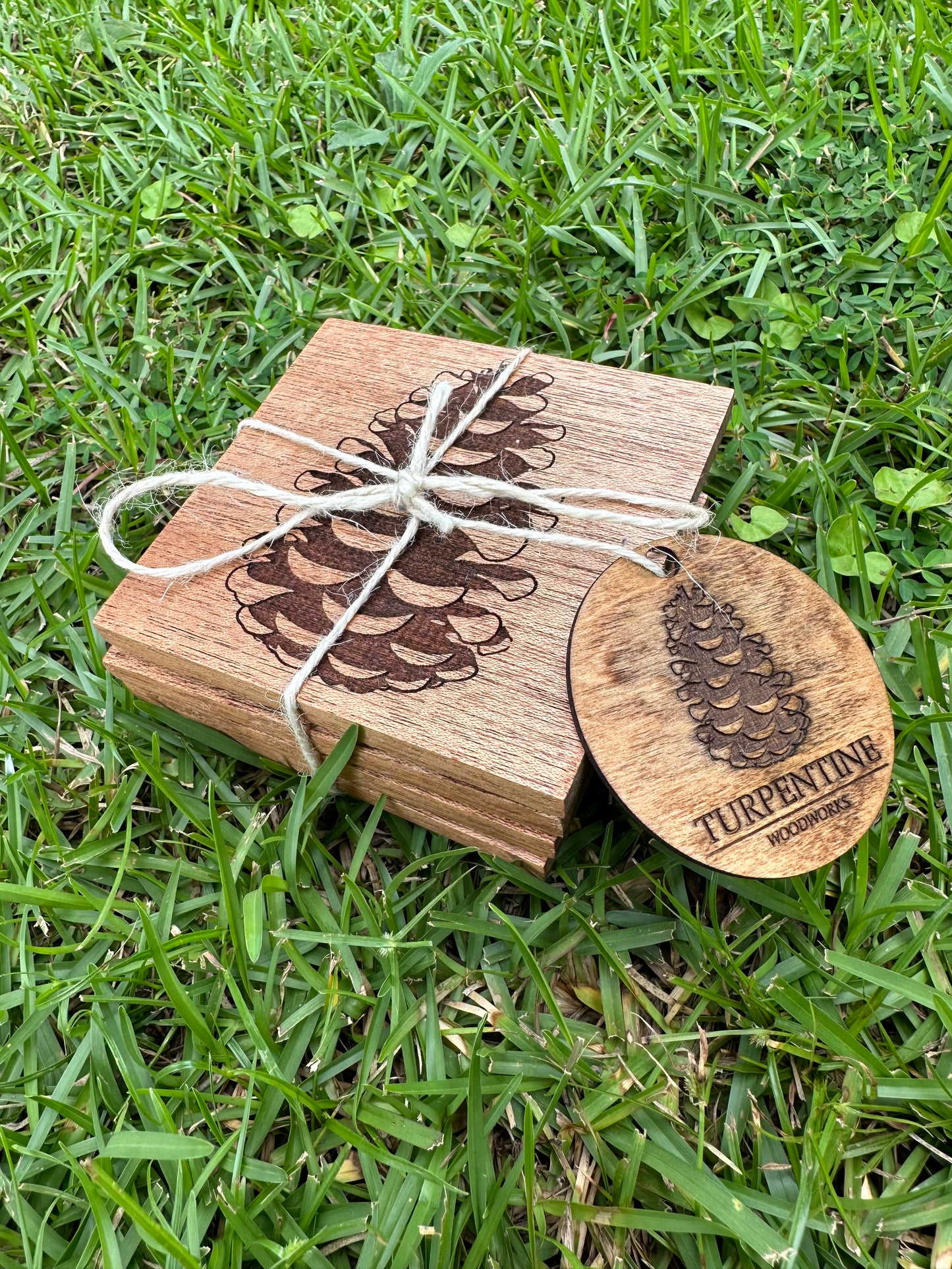 Hardwood Coasters (Set of 4)
