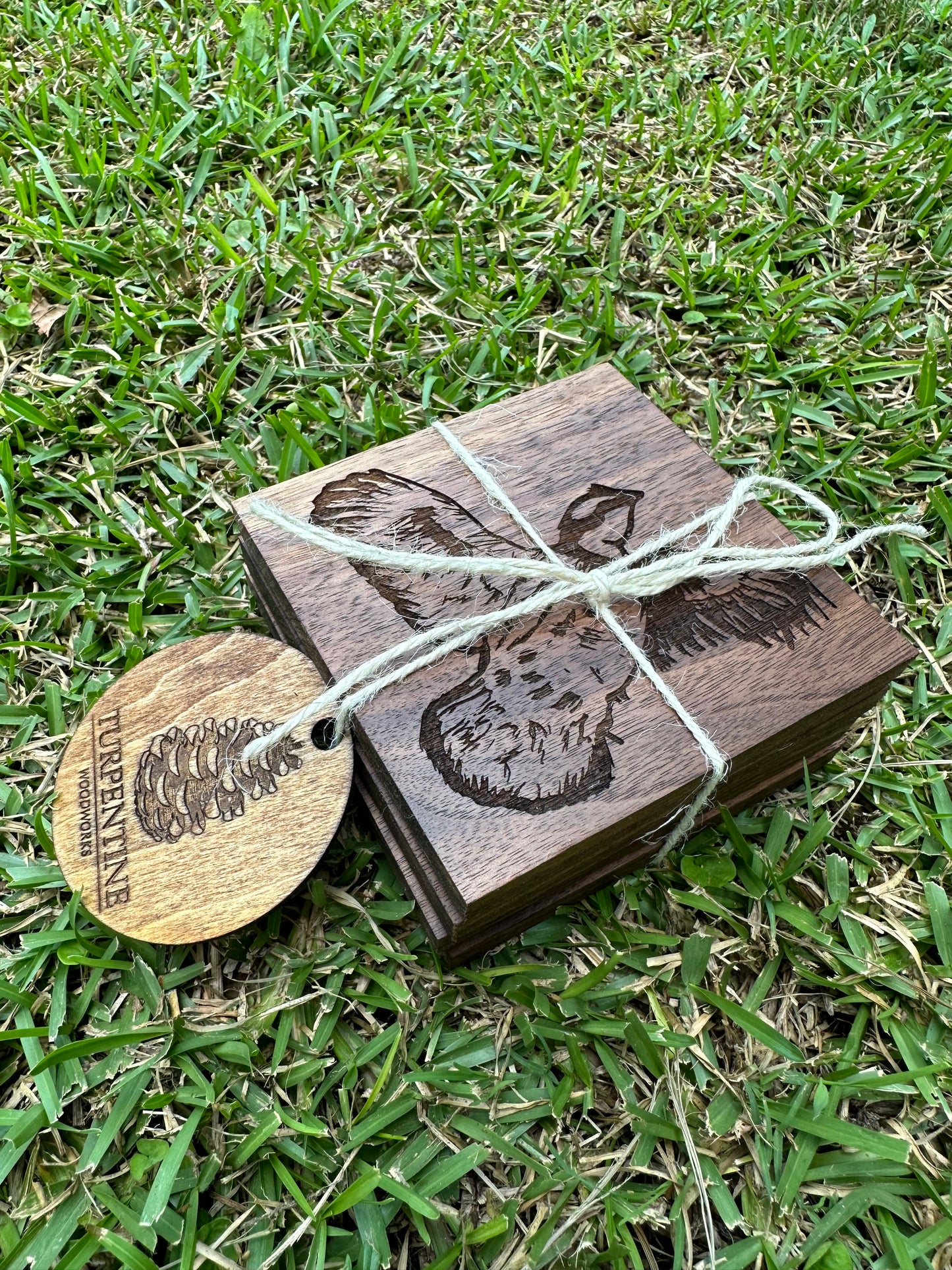 Hardwood Coasters (Set of 4)