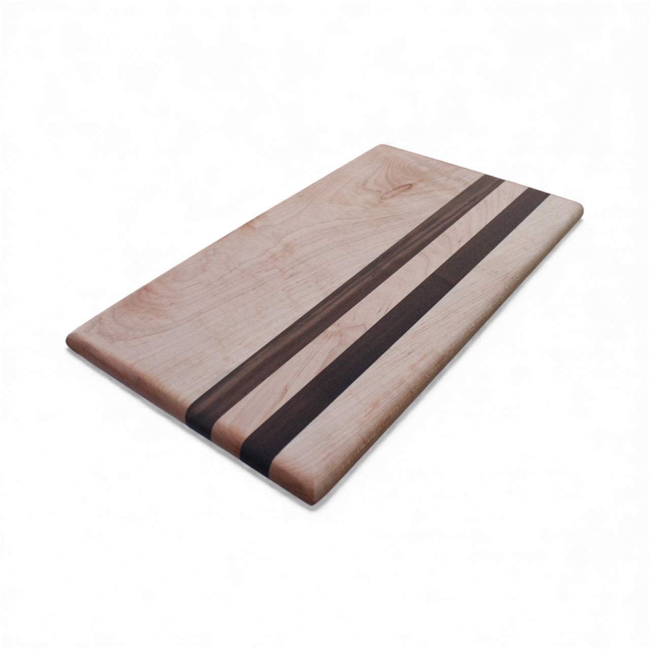 In Stock: Maple + Walnut Striped Cutting Board