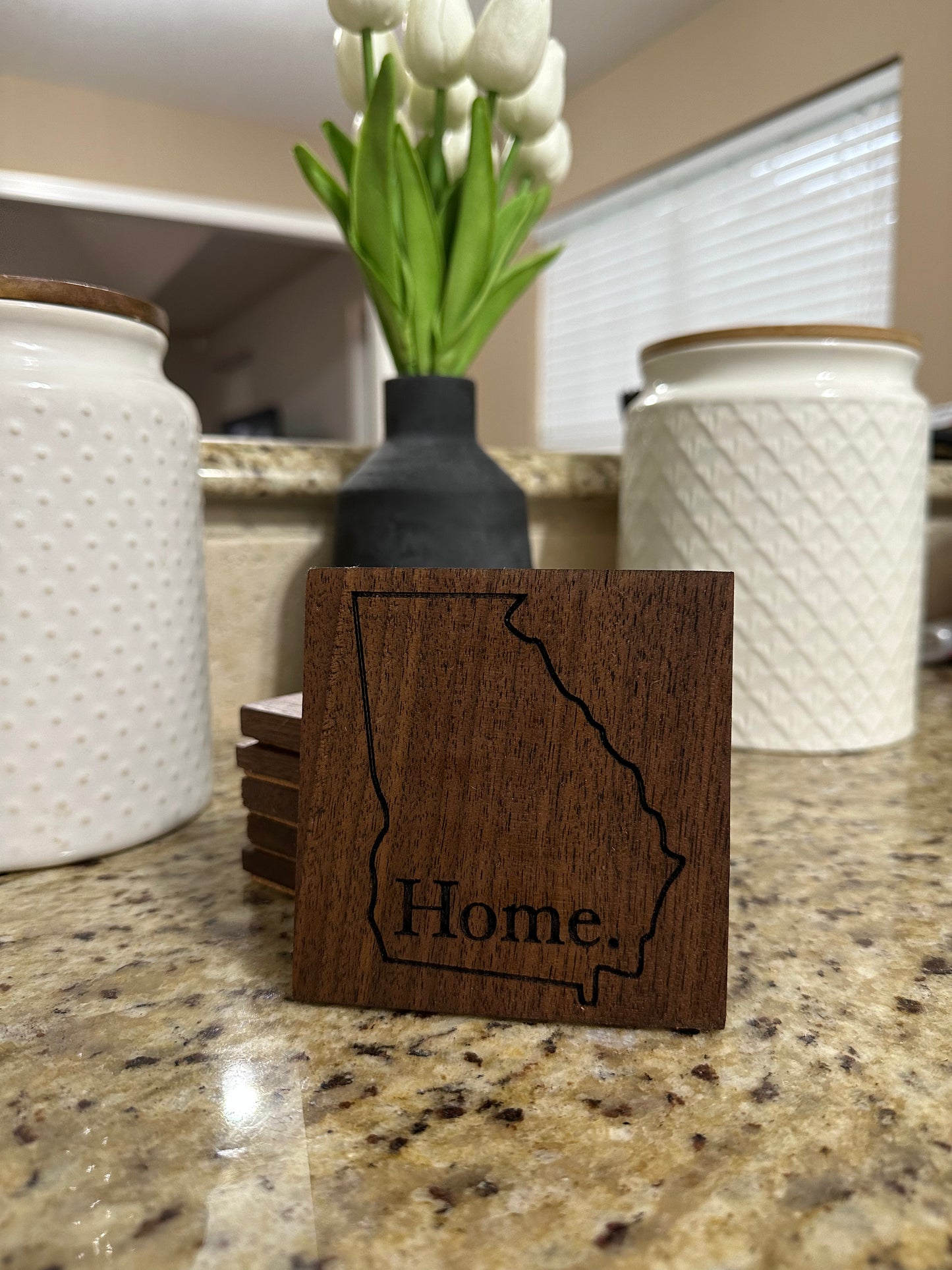 Hardwood Coasters (Set of 4)