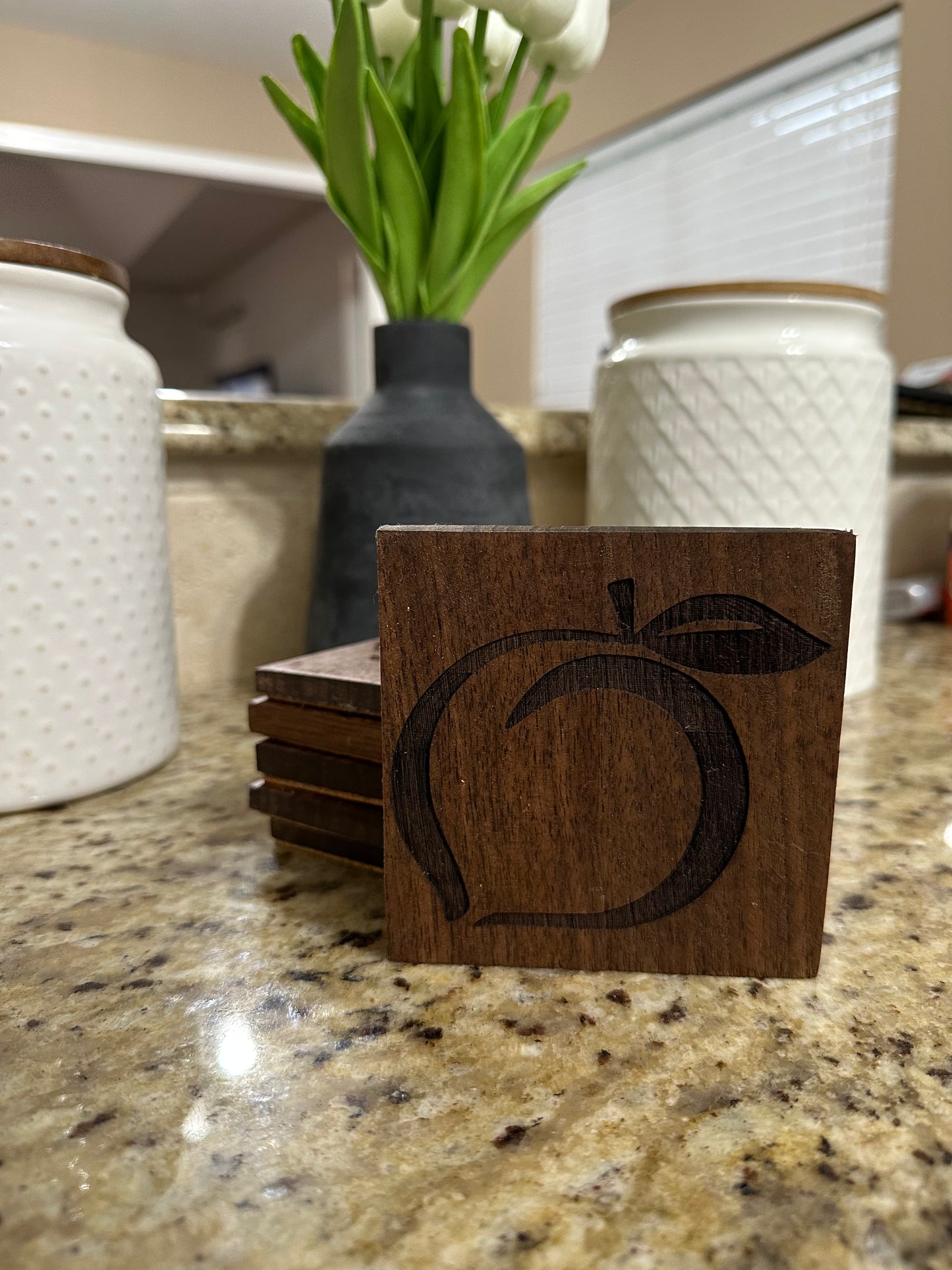 Hardwood Coasters (Set of 4)