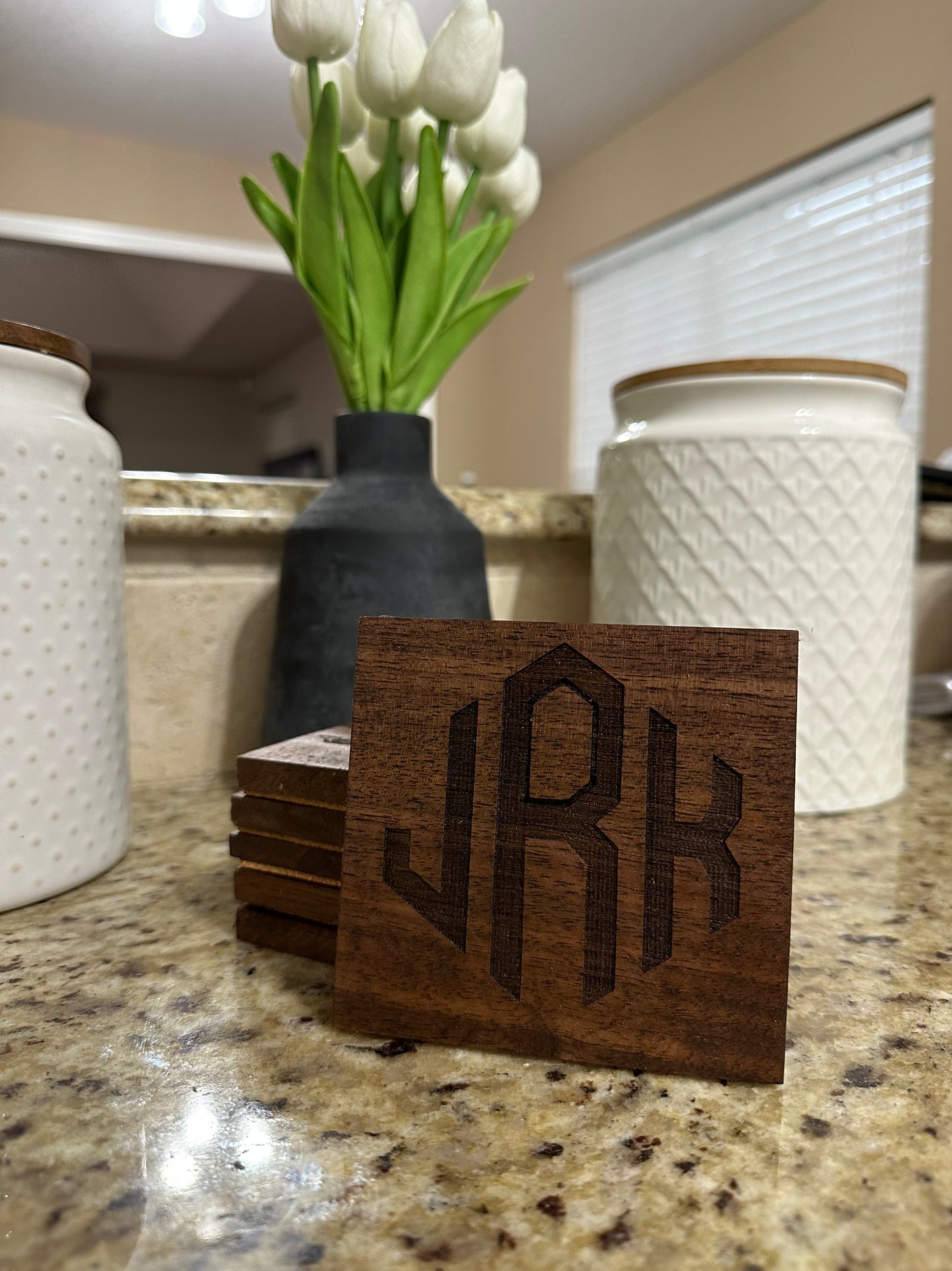 Hardwood Coasters (Set of 4)