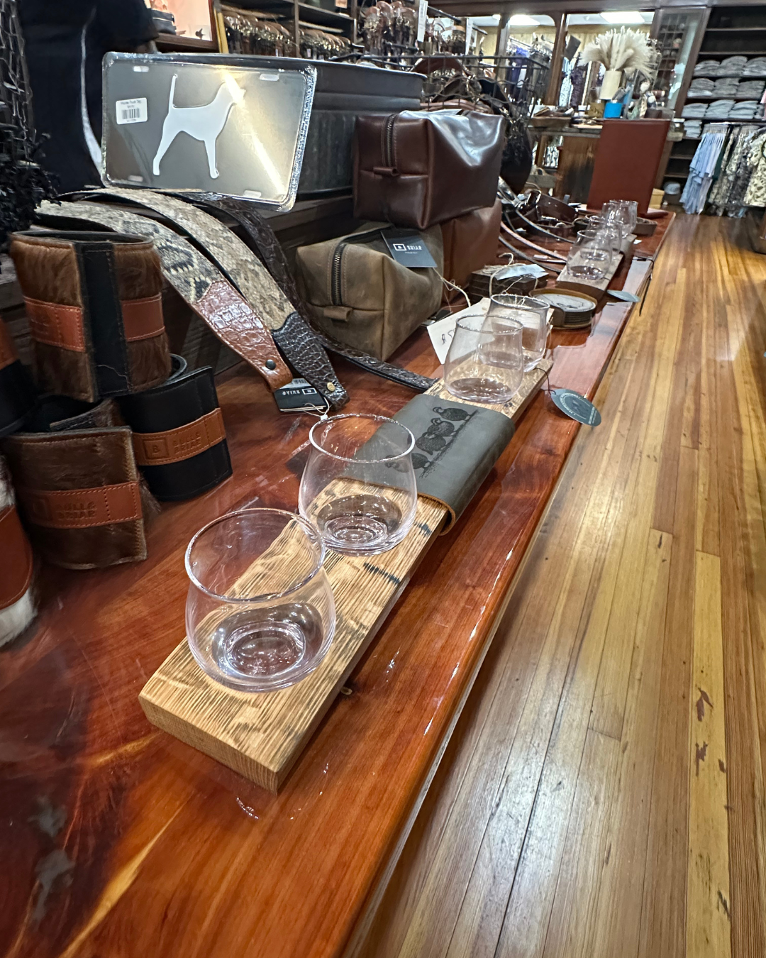 Kentucky Bourbon Barrel Flight Board