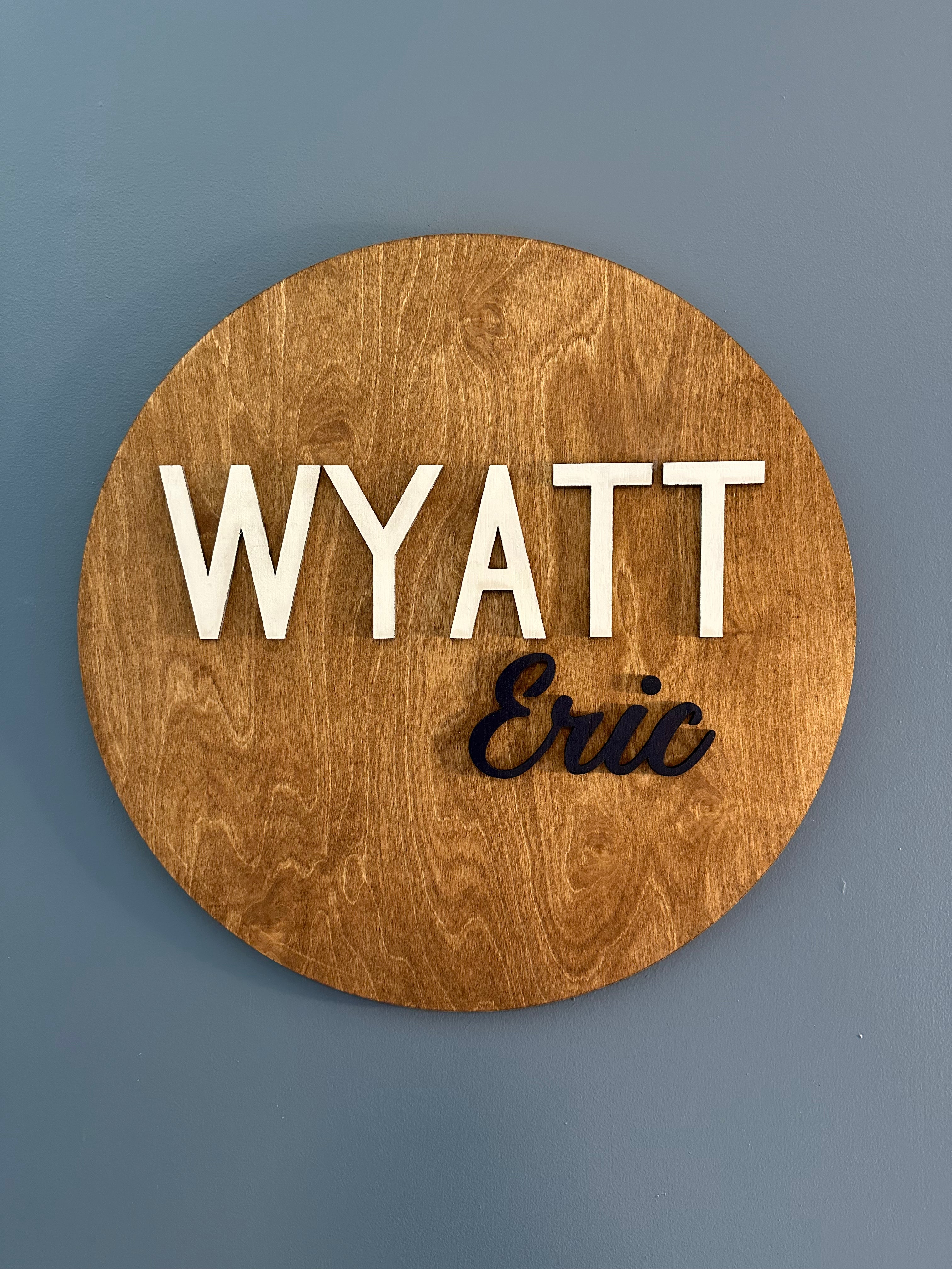 Turpentine Sign Nursery Sign – Turpentine Woodworks